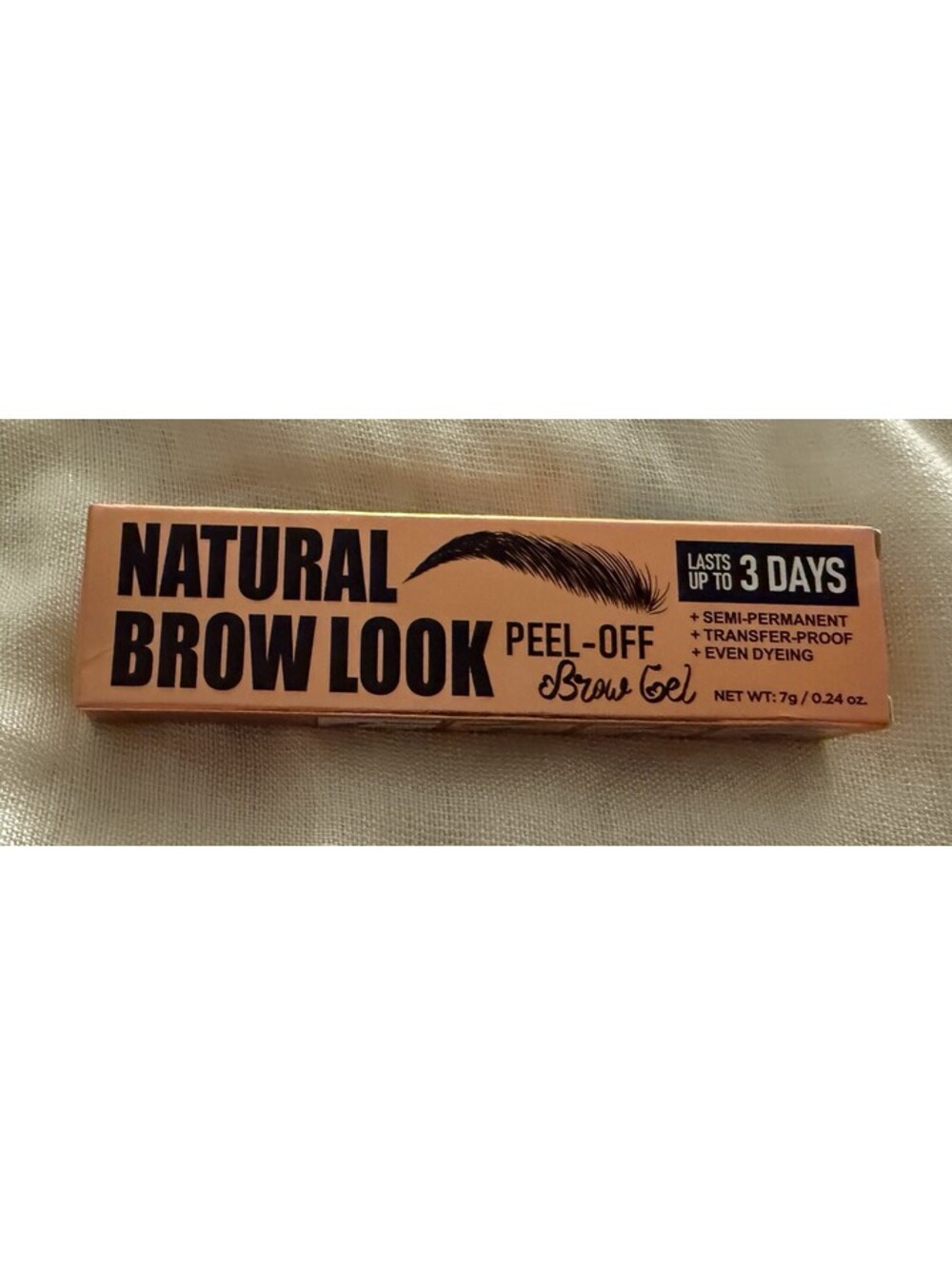 Pagevine Natural Brow Look Peel-Off Brow Gel 04 Espresso Waterproof NEW